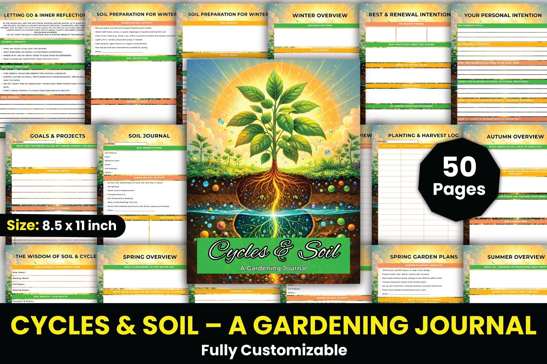 Cycles Soil Gardening Journal: Enhance Your Garden's Growth
