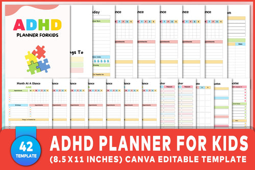 ADHD Planner for Kids Cover