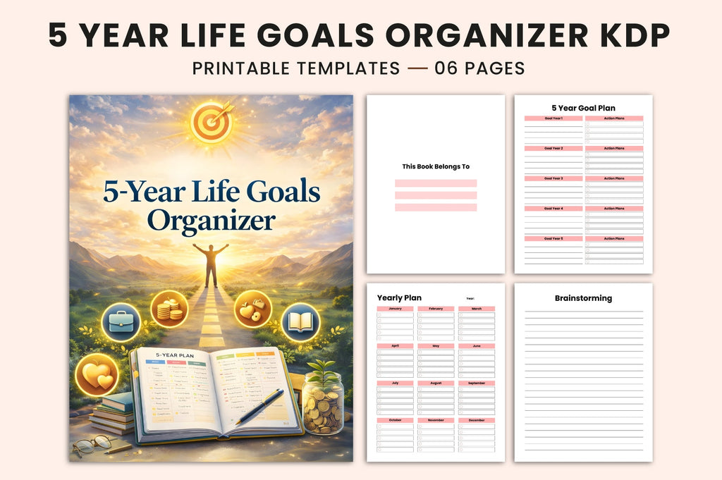 Yearly Life Goals Planner