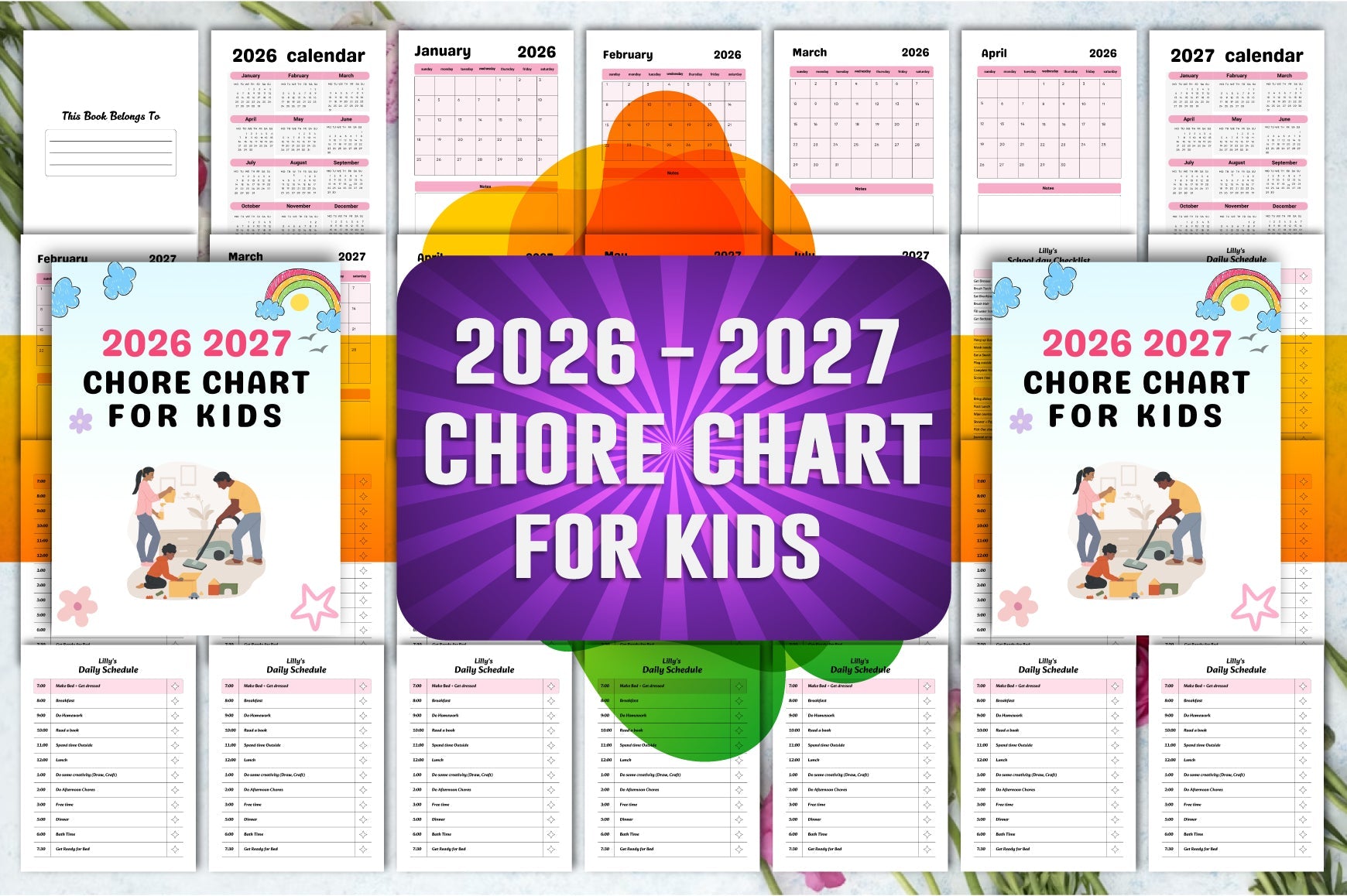 Chore Chart for Kids Planner