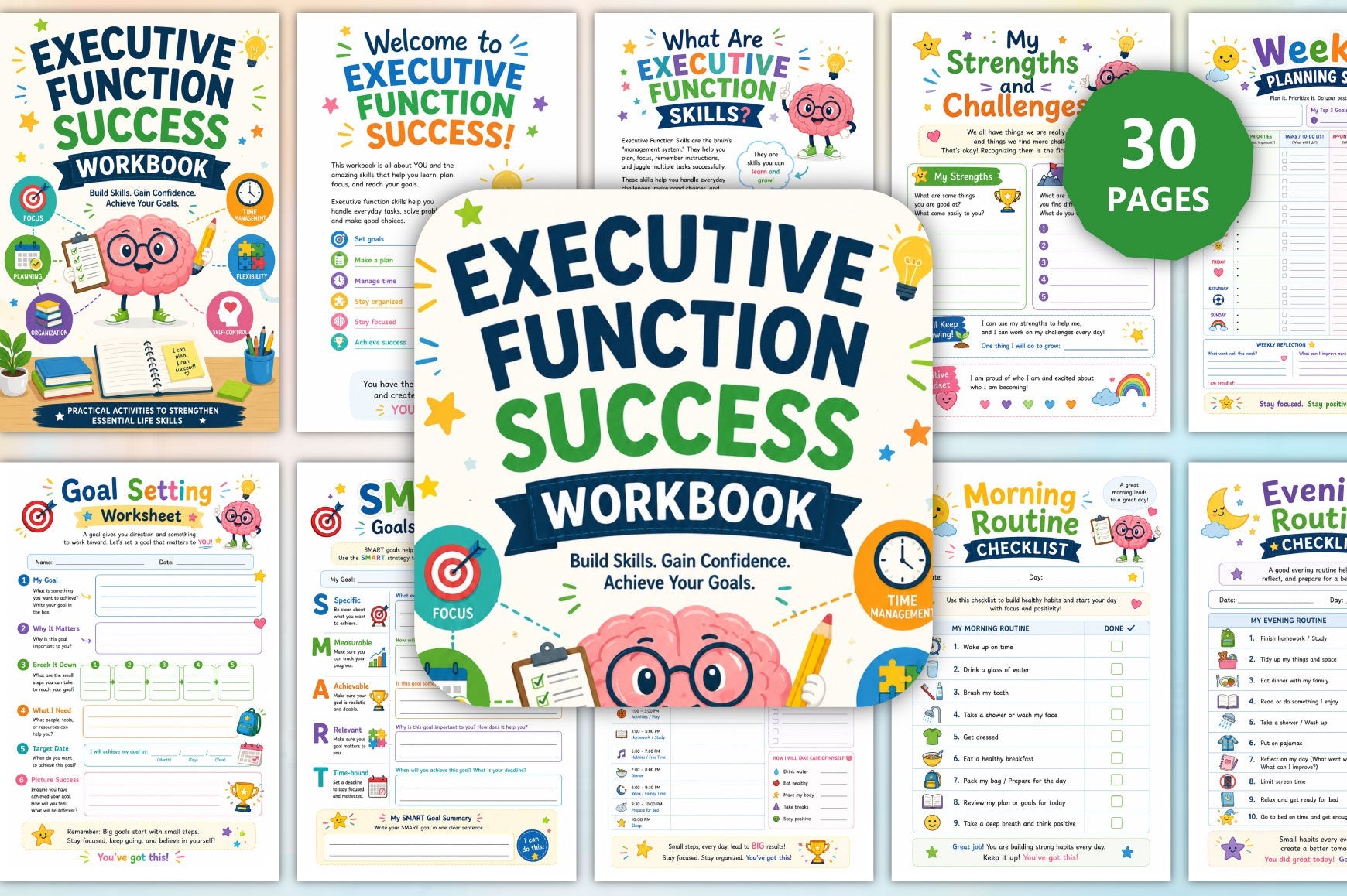Executive Function Success Workbook
