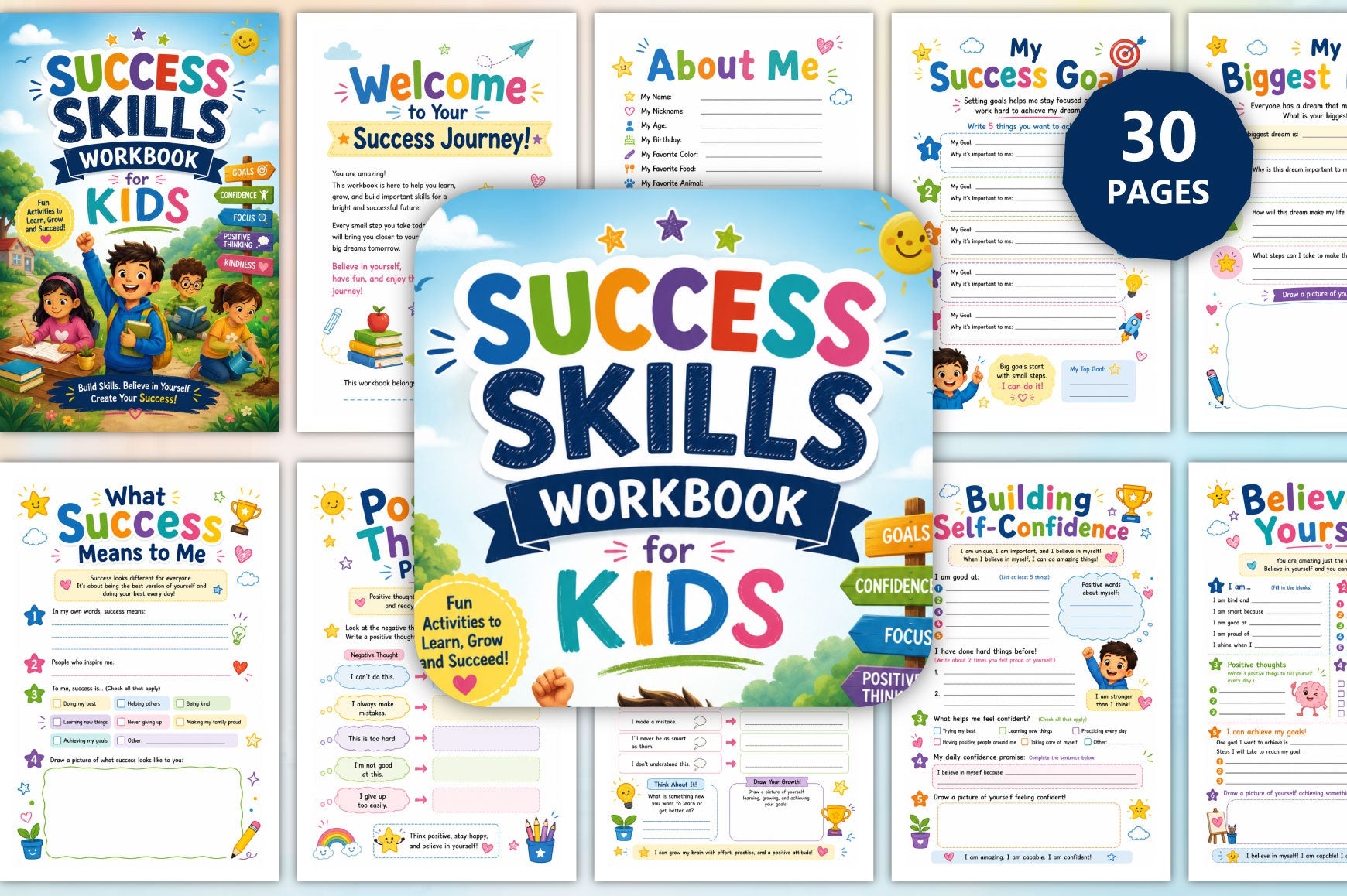 Success Skills For Kids Workbook
