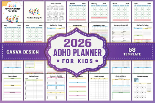 ADHD Planner for Kids Cover