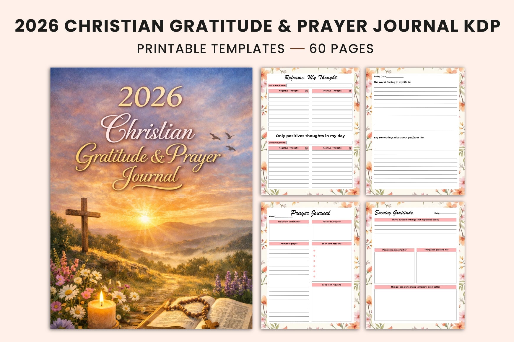 Christian Gratitude Prayer Journal