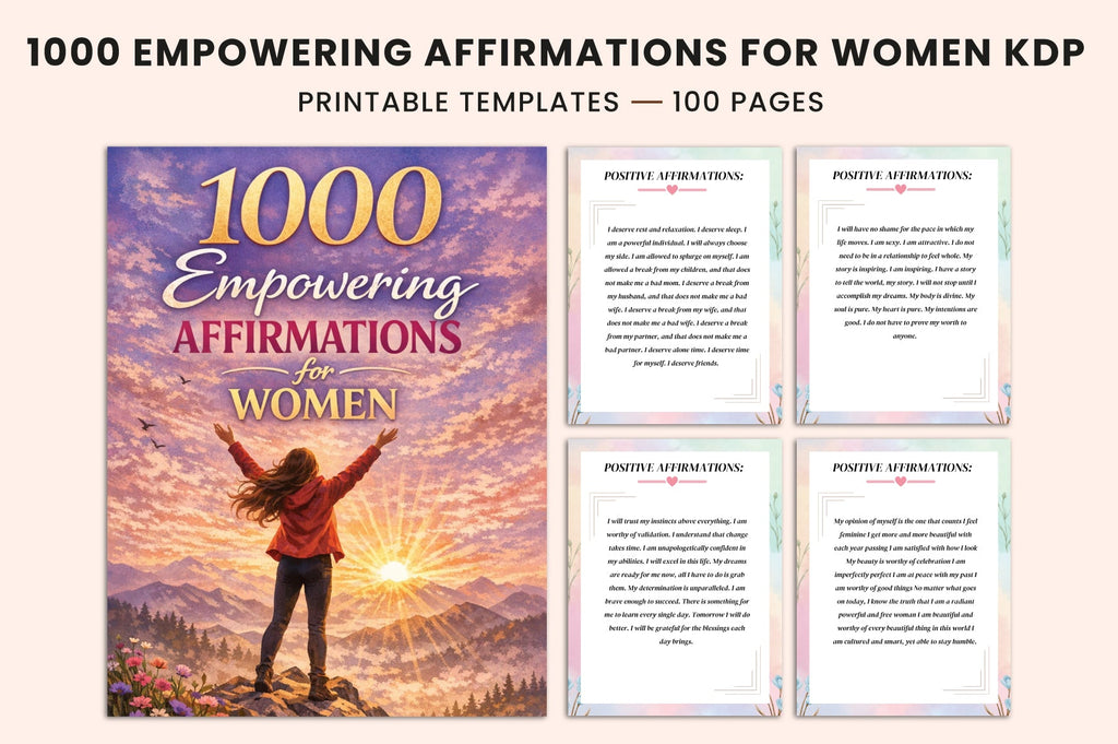 Empowering Affirmations for Women Planner