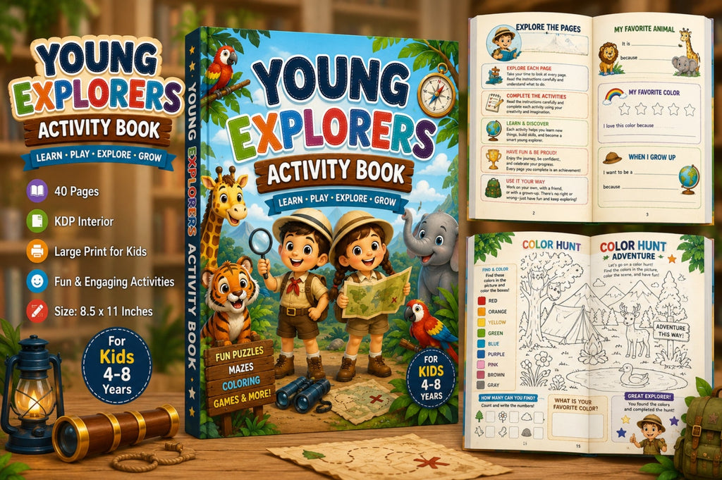 Young Explorers Activity Book