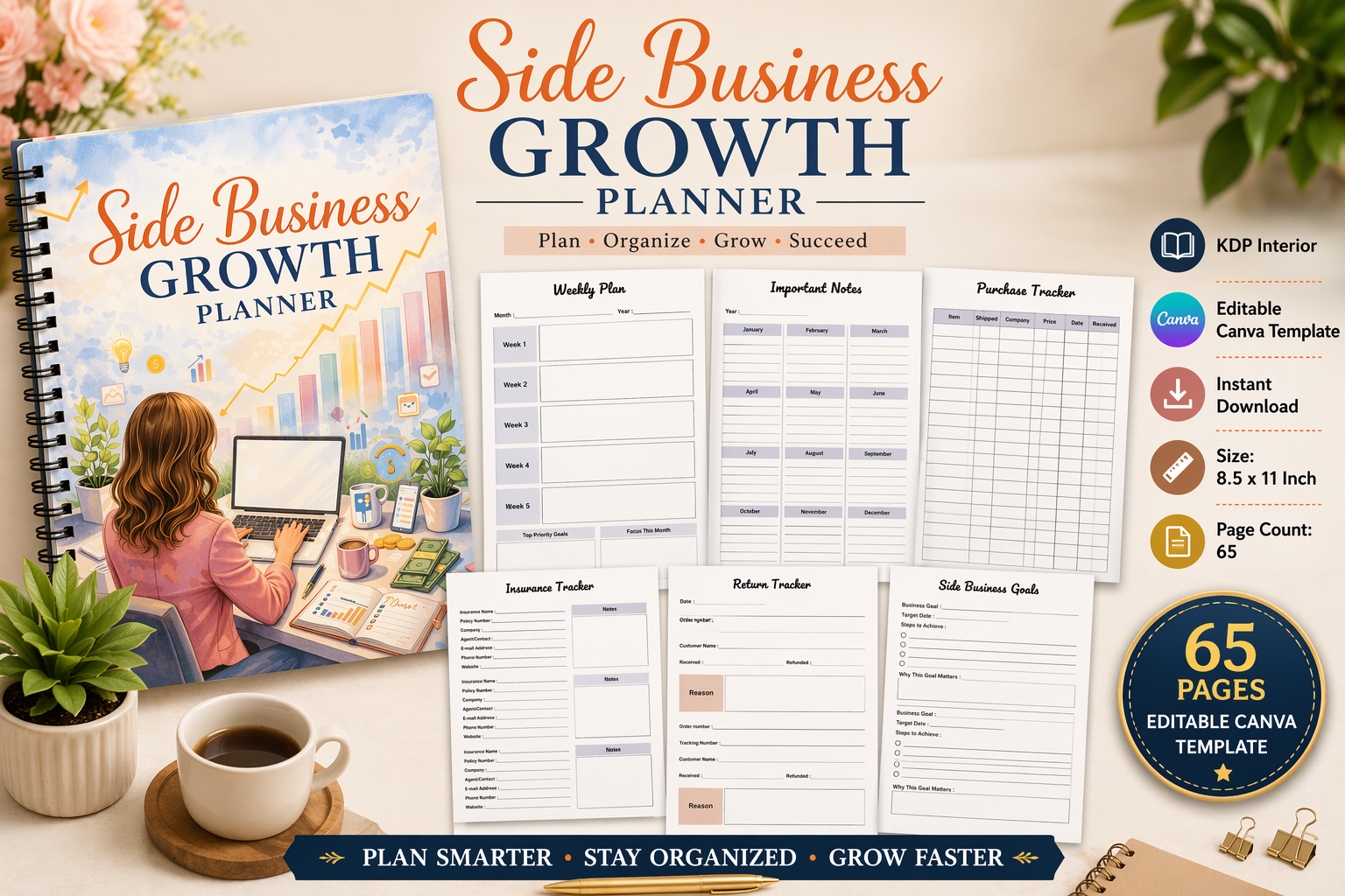 Side Business Growth Planner