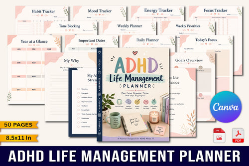 Adhd Life Management Planner