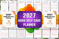 ADHD Self-Care Planner cover with printable self-care planner pages