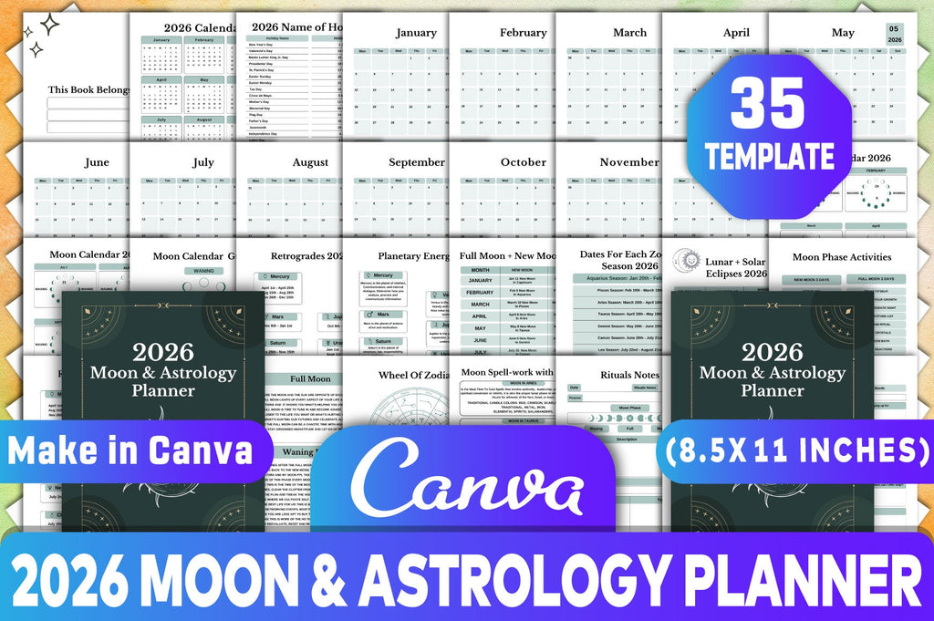 Moon Astrology Planner