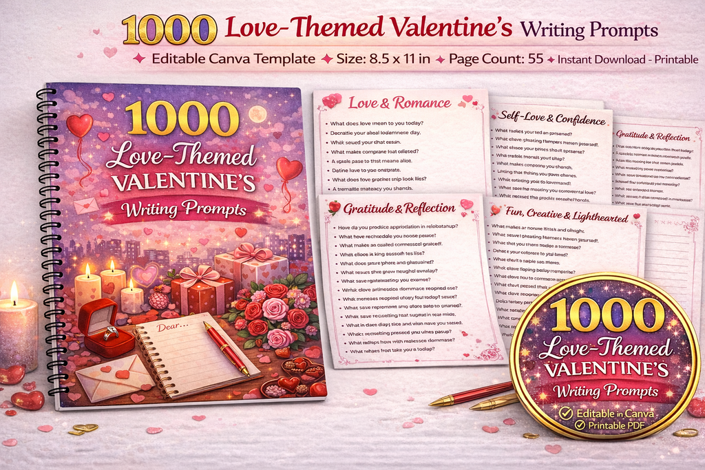 Love-Themed Valentine Writing Prompts