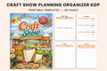 Craft Show Planning Planner