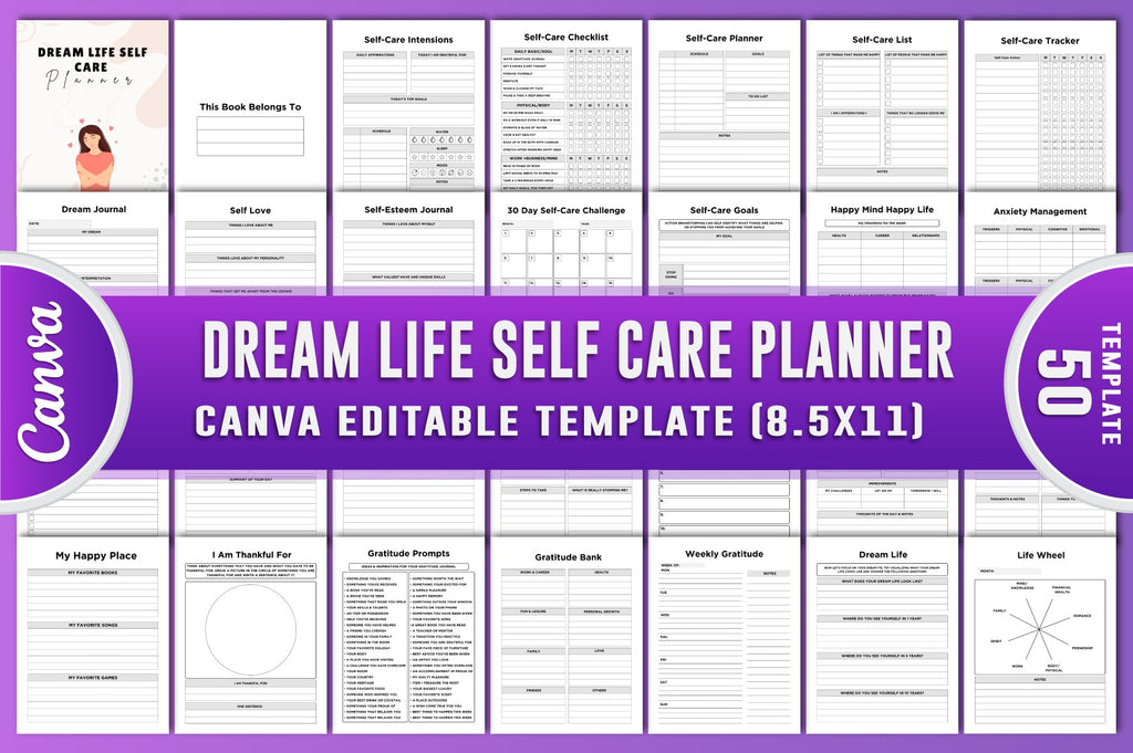 Dream Life Self Care Planner