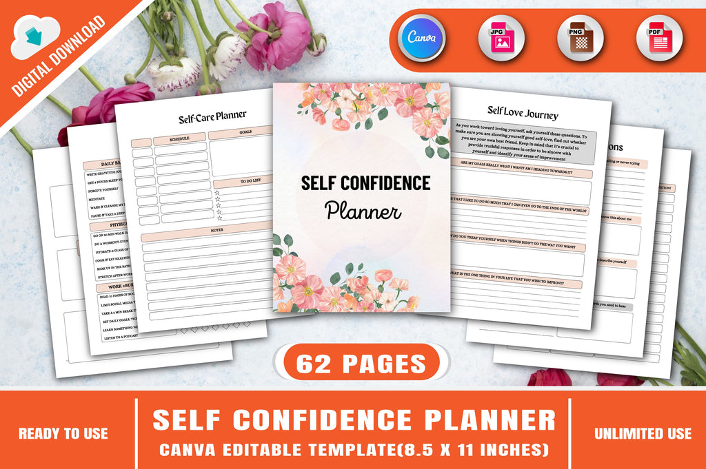 Self Confidence Planner