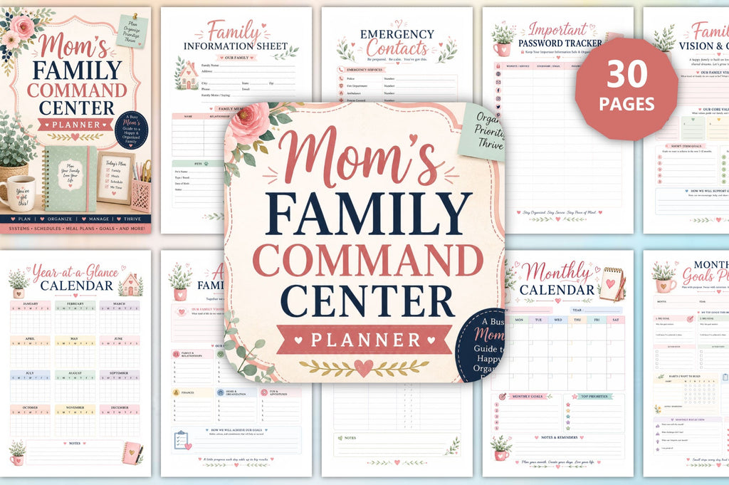 Mom Family Command Center Planner