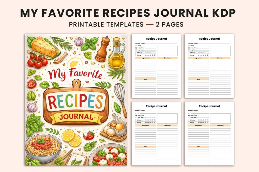 My Favorite Recipes Journal