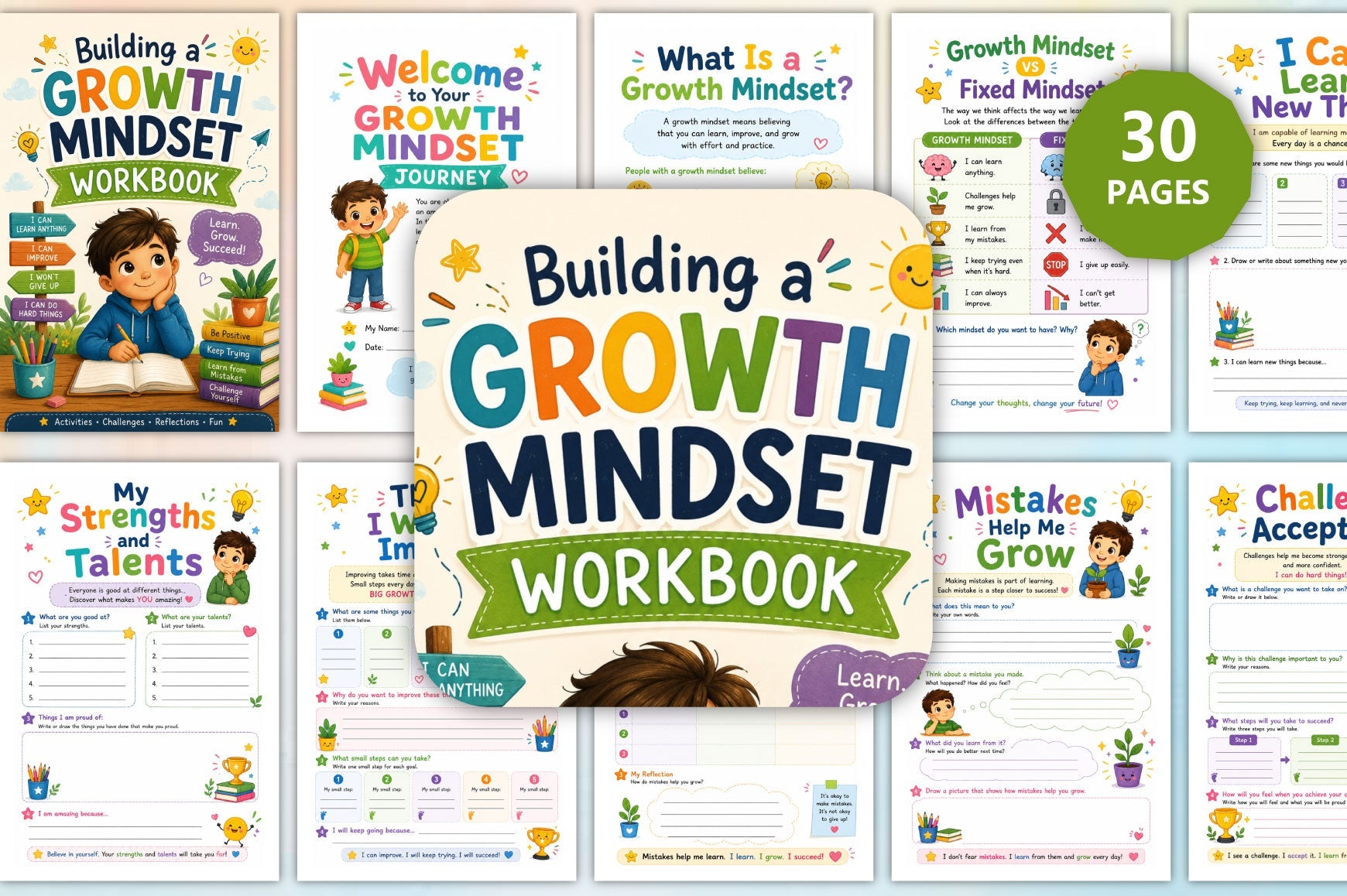 Building Growth Mindset Workbook