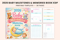 Baby Milestones Memories Planner