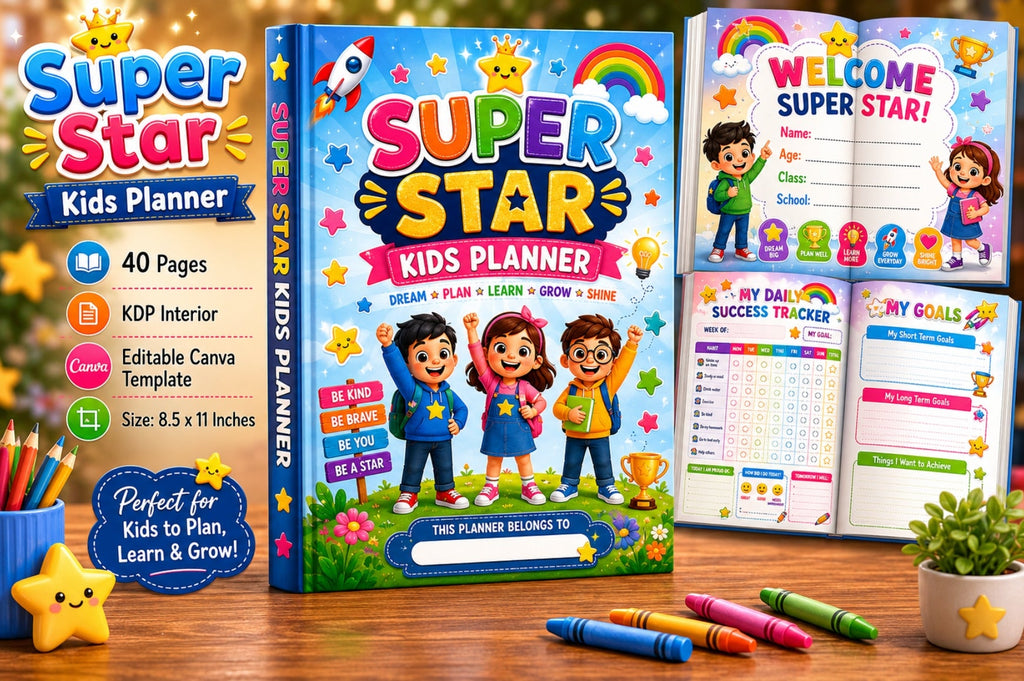 Super Star Kids Planner