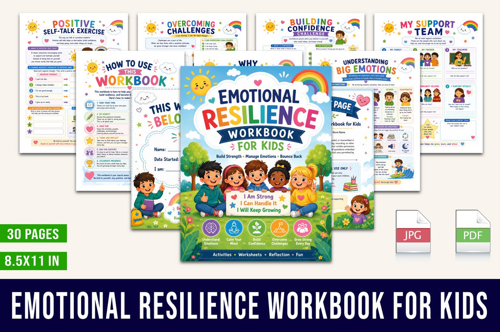 Emotional Resilience For Kids Workbook