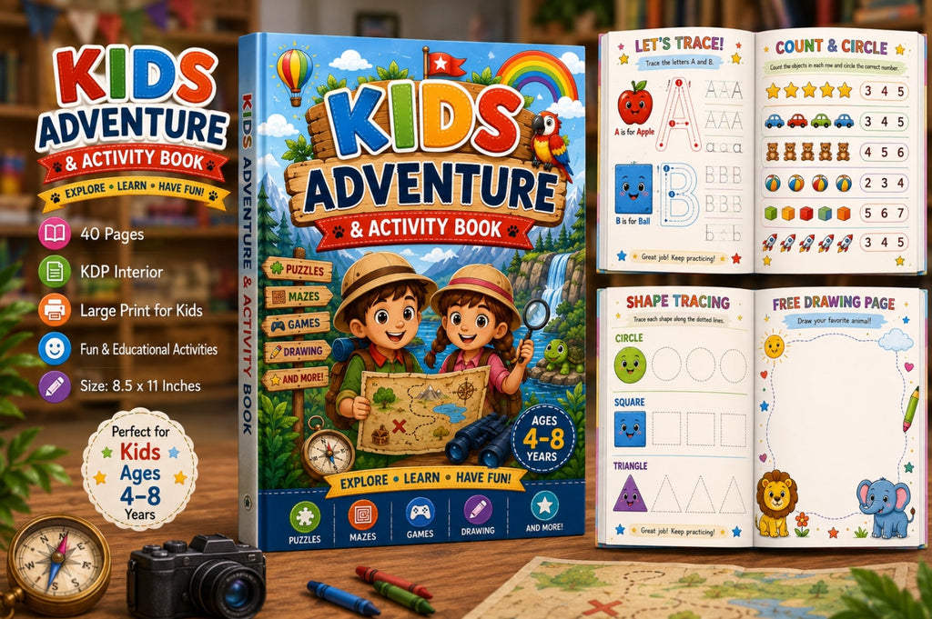 Kids Adventure Activity Book