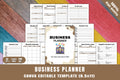 Business Planner Template