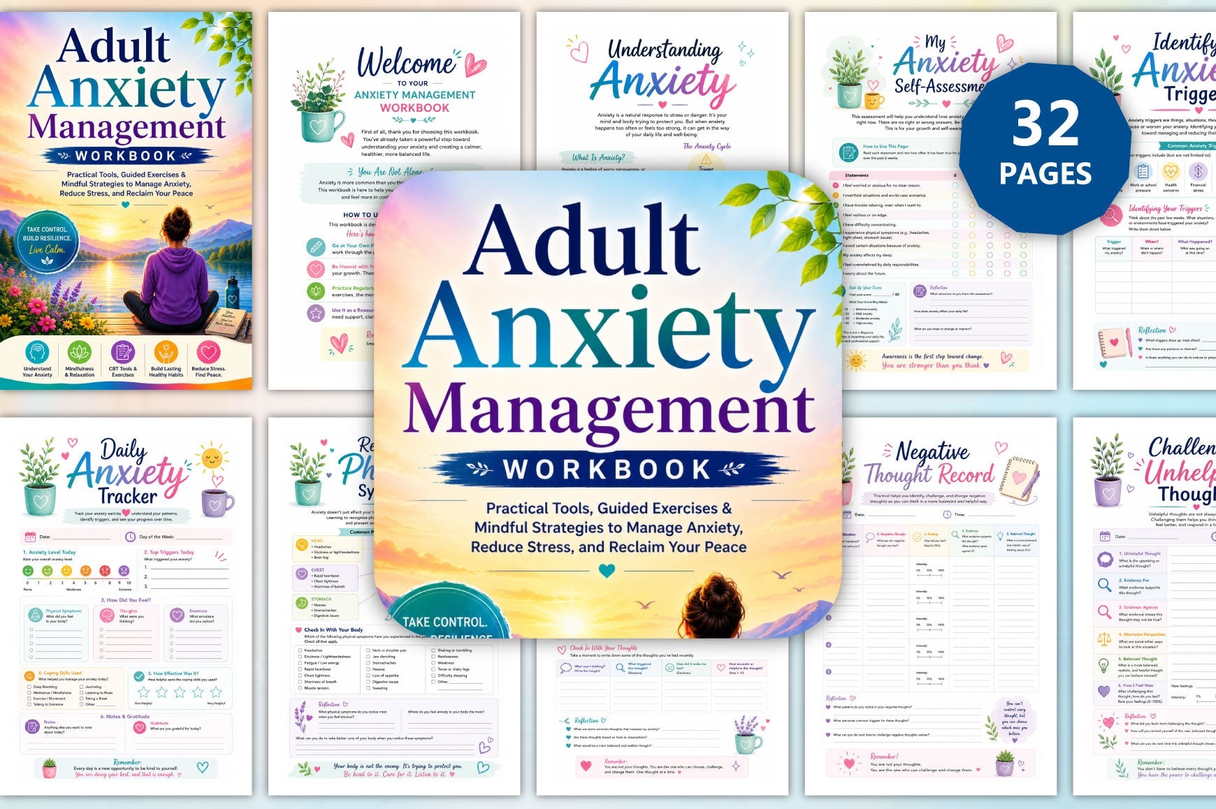 Adult Anxiety Management Workbook