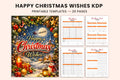 Happy Christmas Wishes Planner