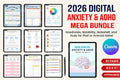 ADHD Printable Planner for anxiety and ADHD management workbook cover
