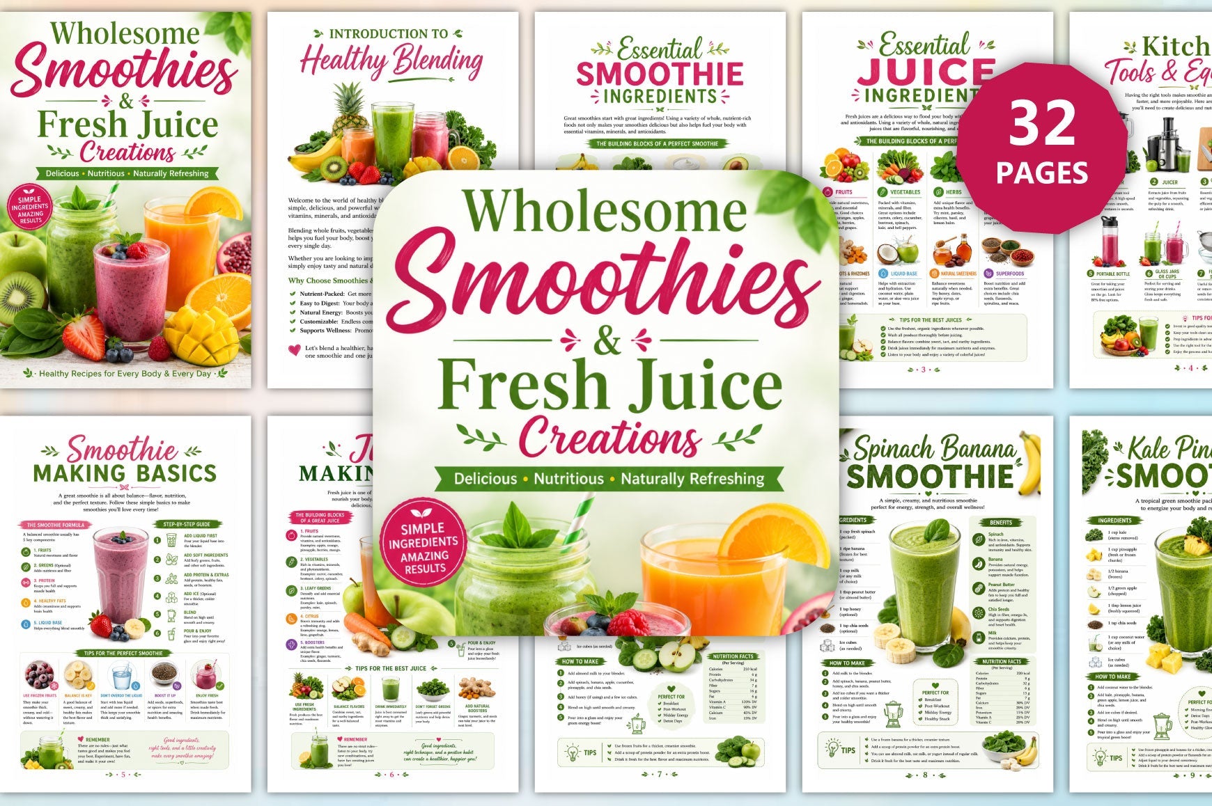 Wholesome Smoothies Fresh Juice Creations