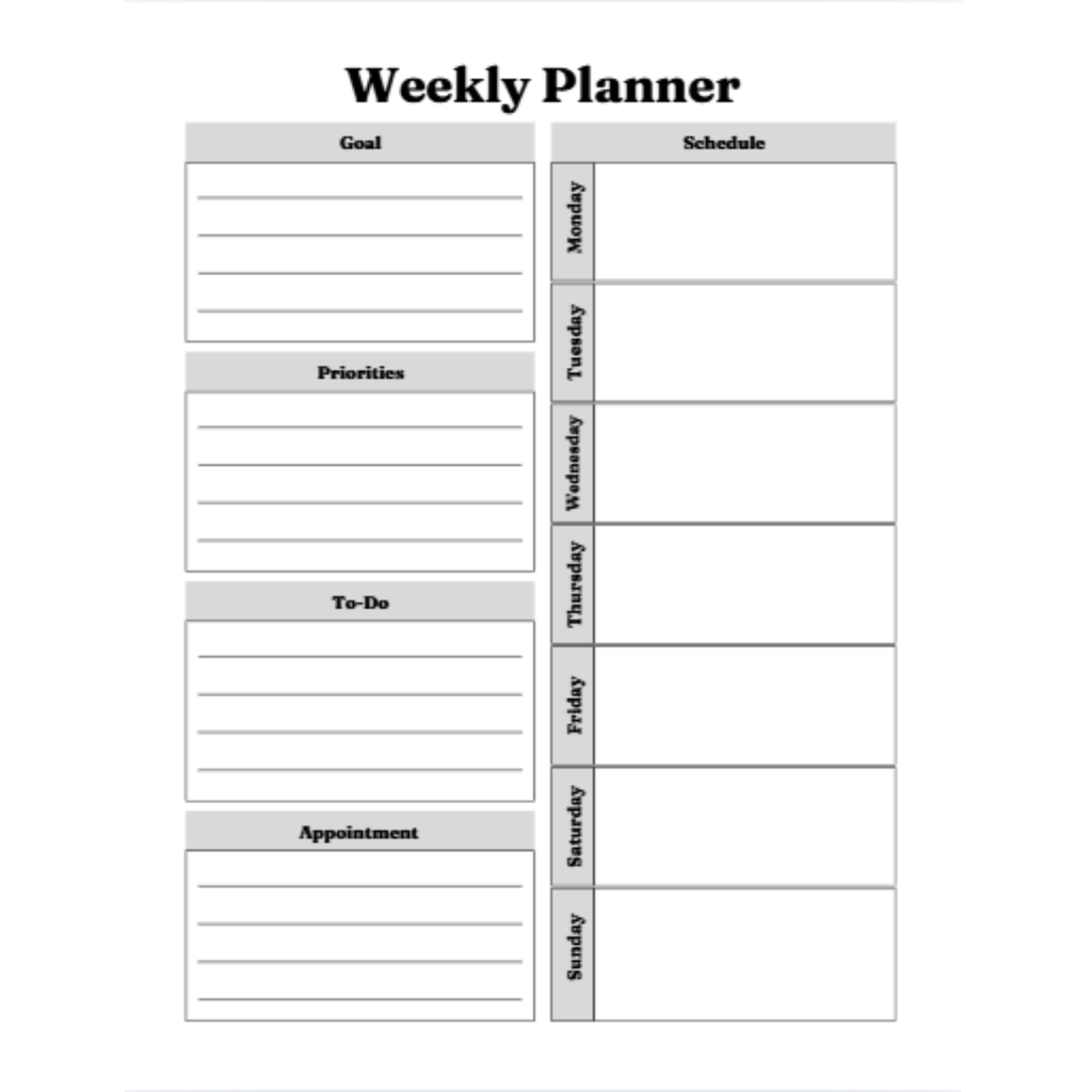 Undated Digital Planner Bundle