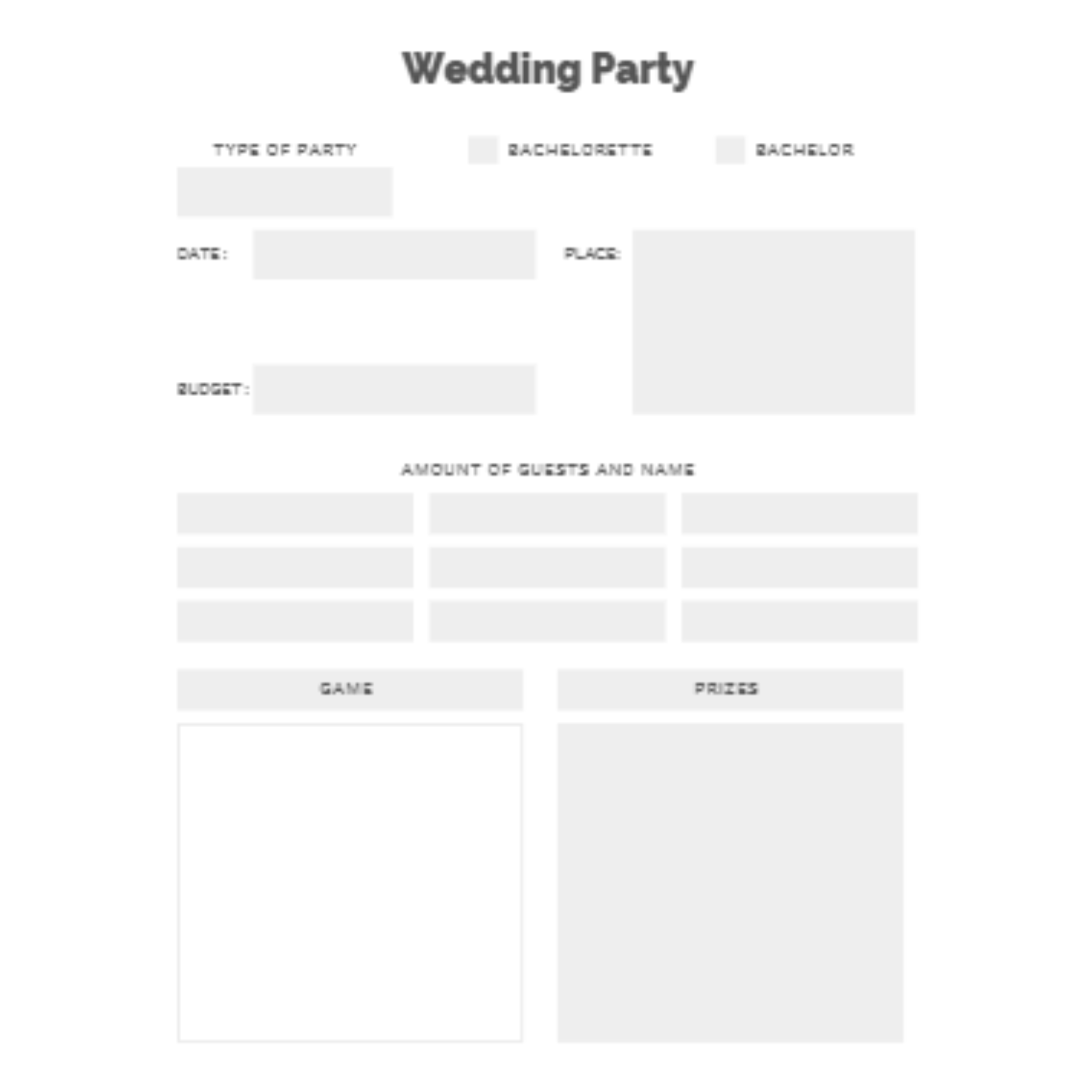 Wedding Party Bundle