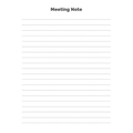 Meeting Note Bundle