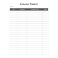 Follower Tracker Bundle