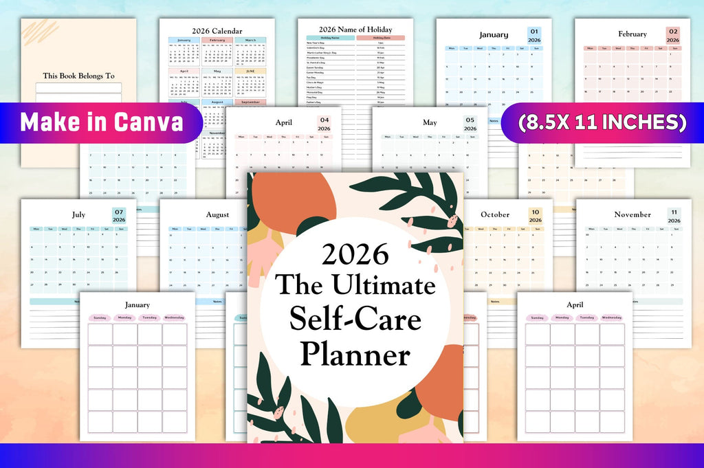 The Ultimate Self Care Planner