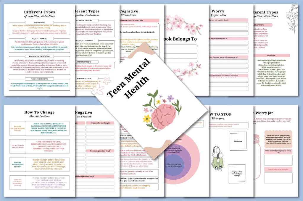 Teen Mental Health Planner