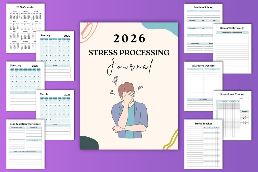 Stress Processing Journal: Enhance Mental Well-being