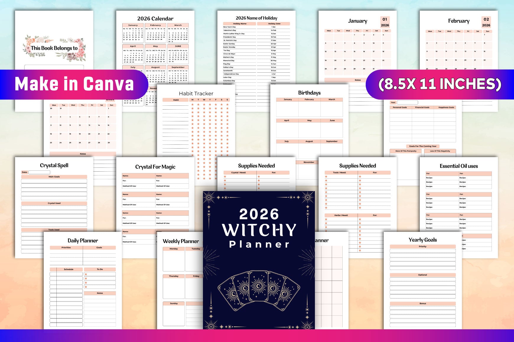 Witchy Planner: Mystical Organization Tool