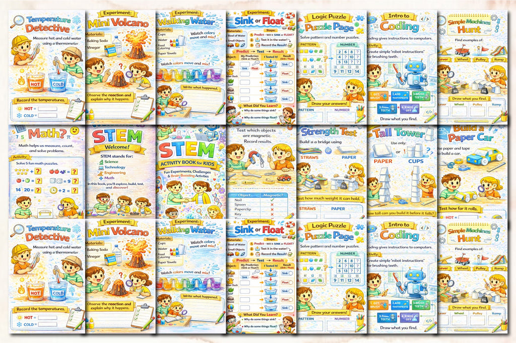 STEM Activity Planner for Kids