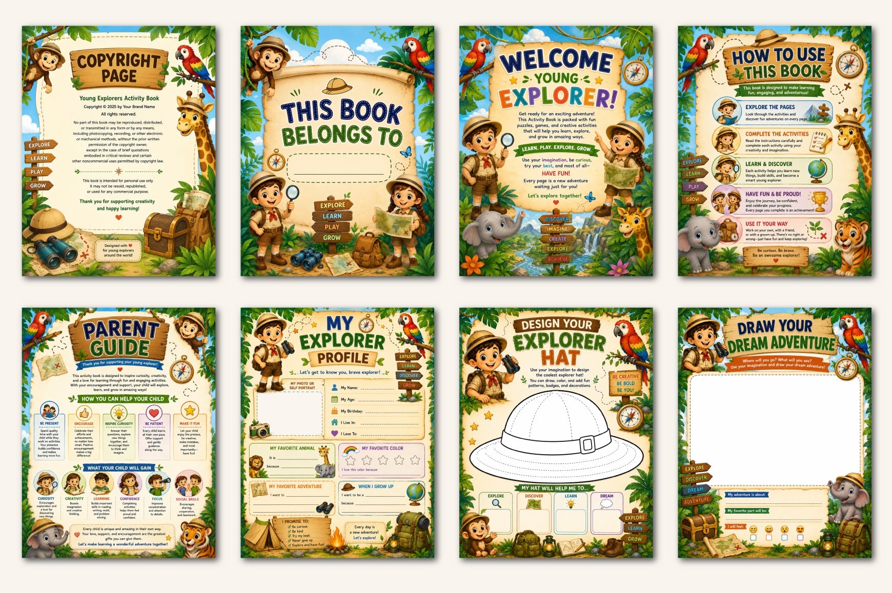 Young Explorers Activity Book