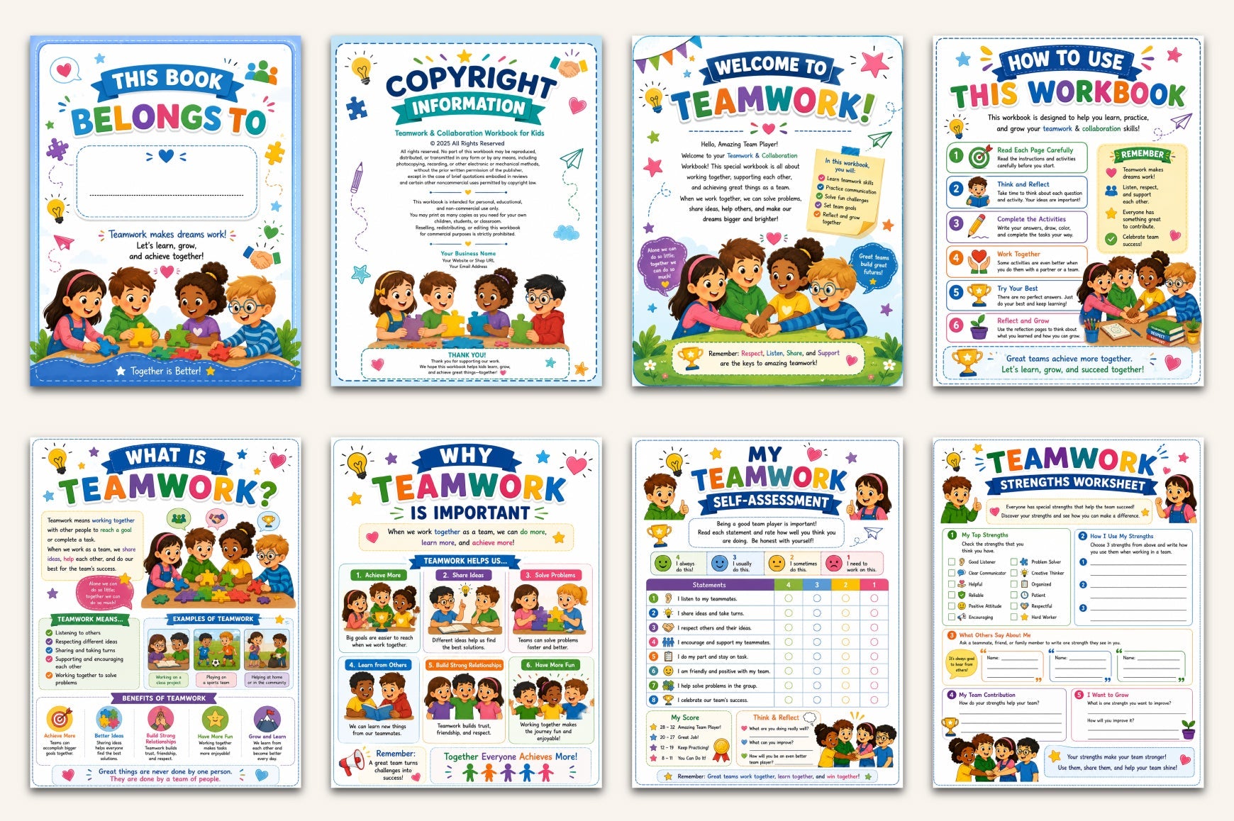 Teamwork Collaboration Workbook