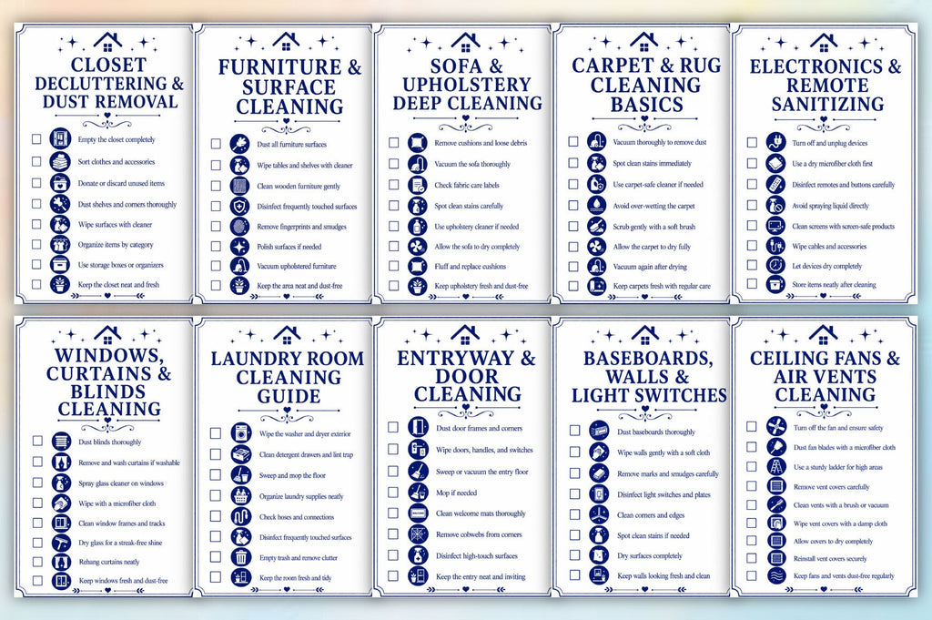 Deep Cleaning Step By Step Guide