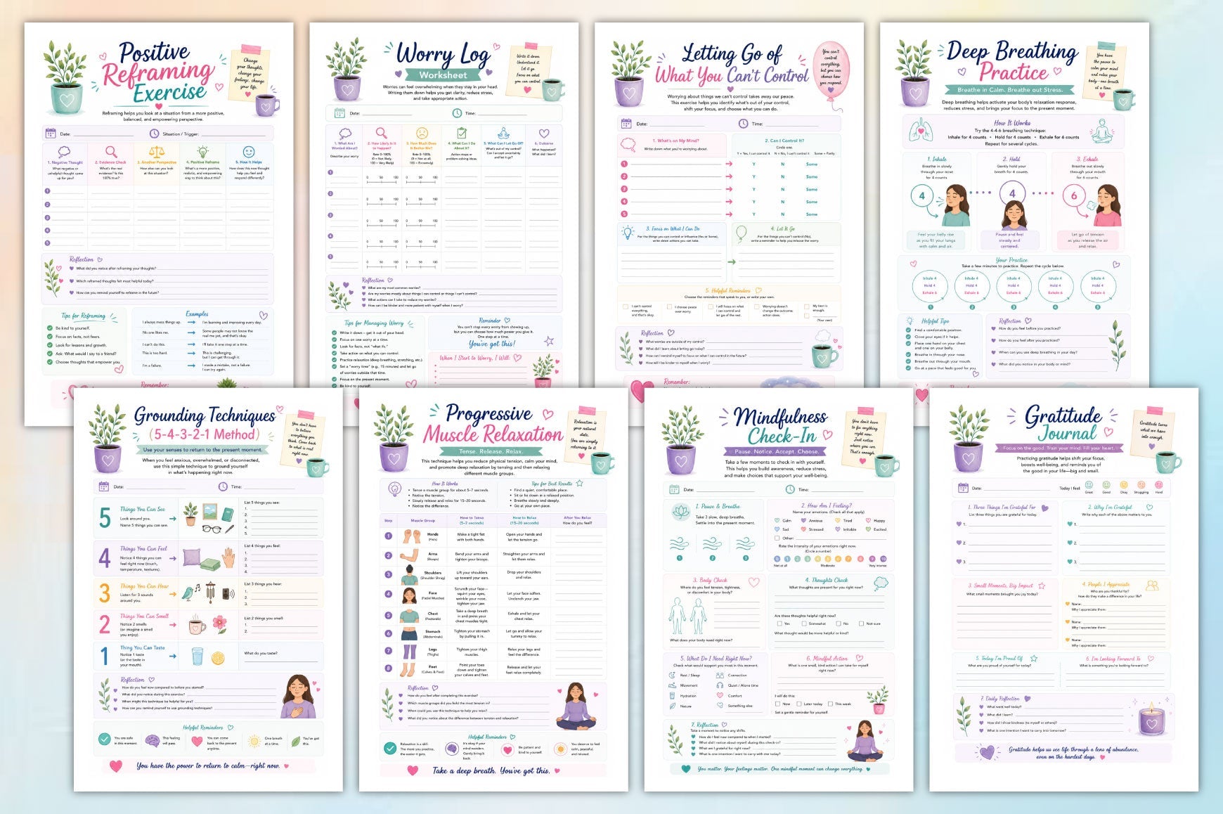 Adult Anxiety Management Workbook