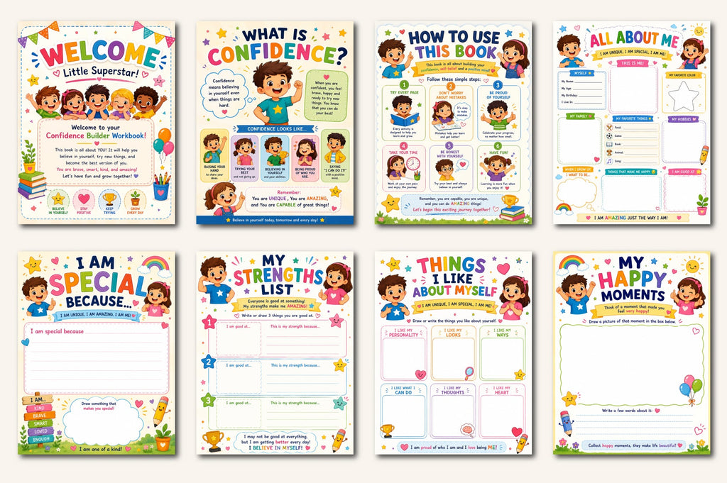Kids Confidence Builder Workbook