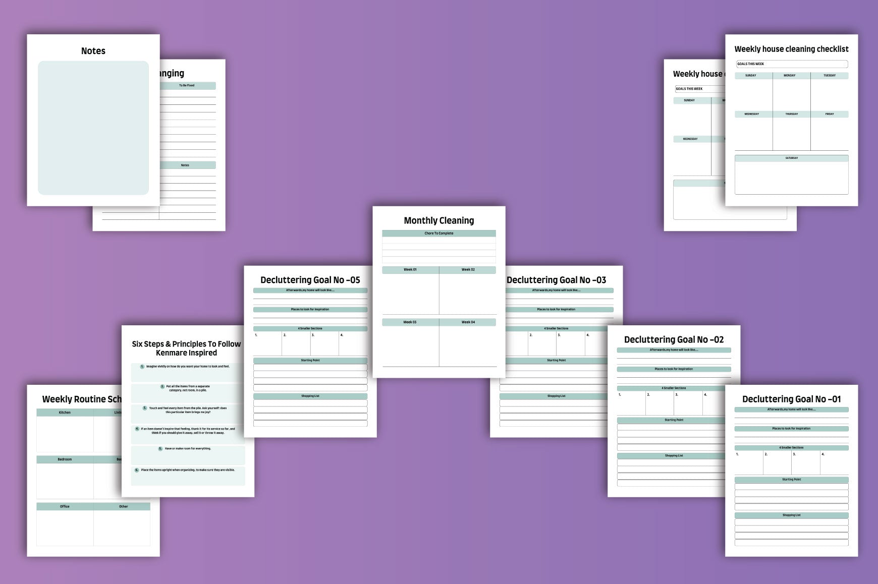 Decluttering Planner Guide
