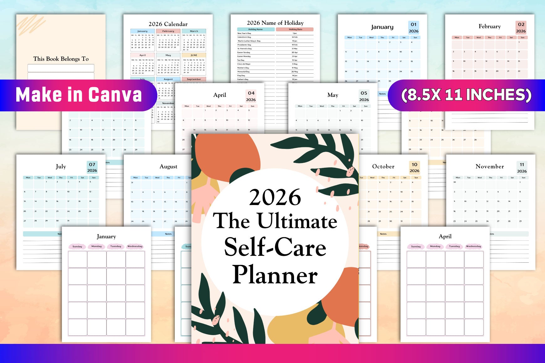 The Ultimate Self-Care Planner