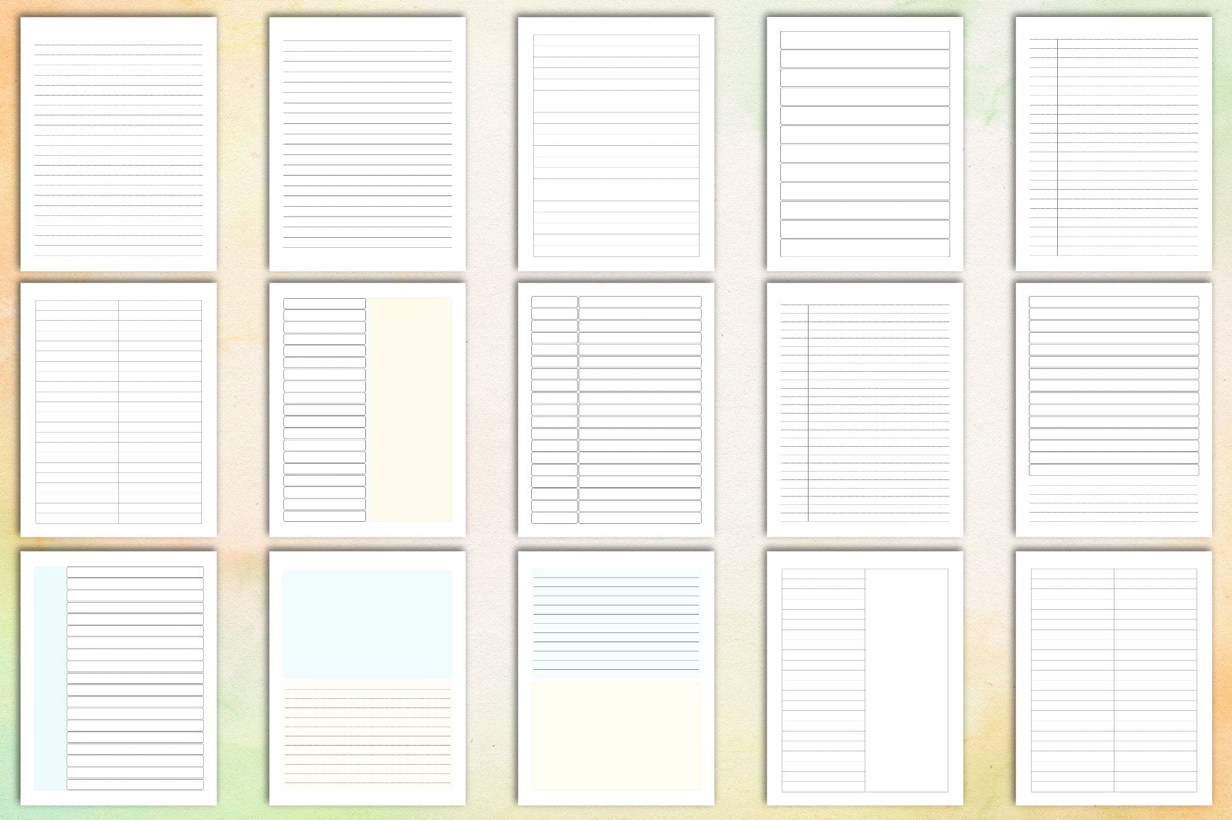 Notebook Planner