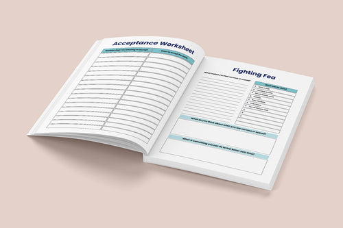 ADHD Mind Mental Health Planner mental wellness and mood tracker worksheets
