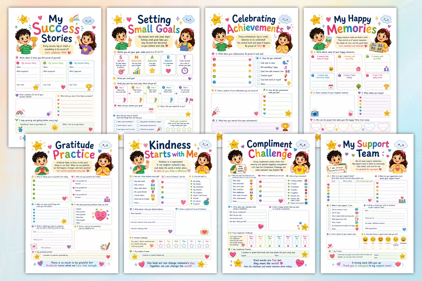 Self Esteem Activities For Kids