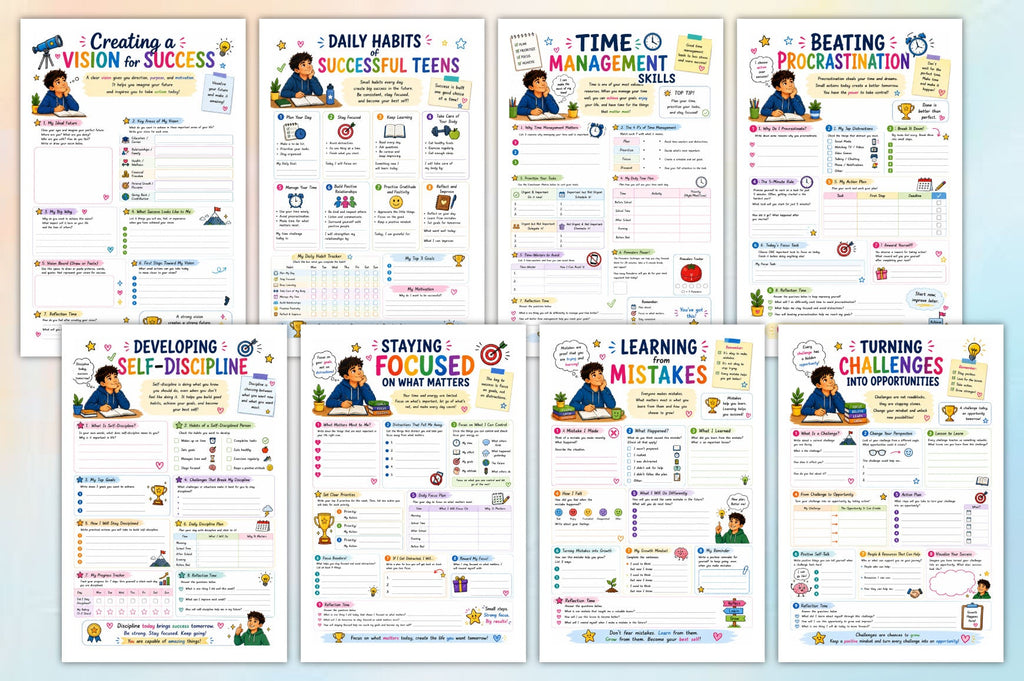 Teen Success Mindset Workbook